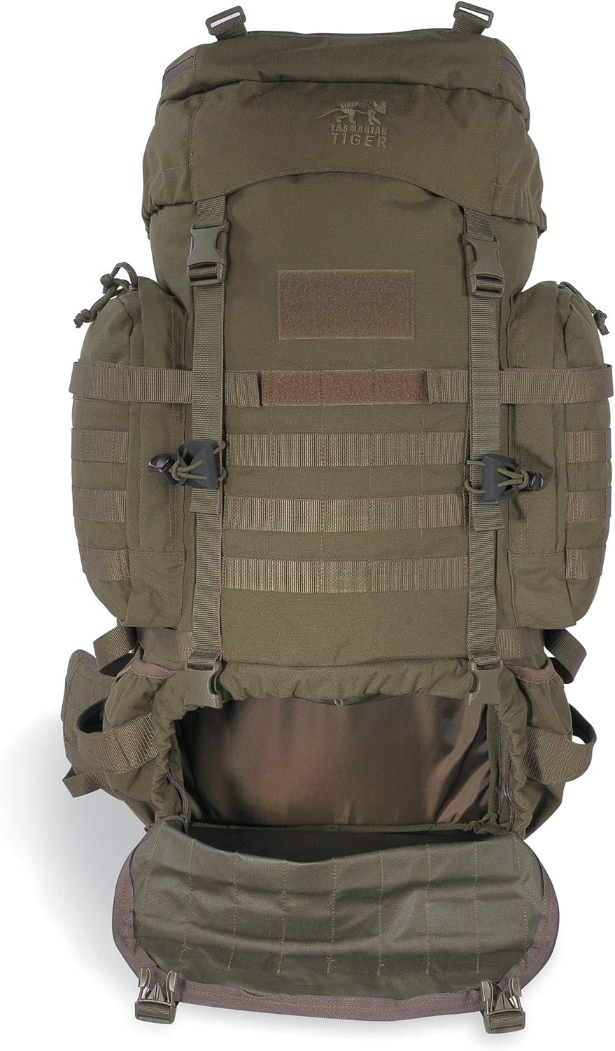 Tasmanian Tiger MKIII Tactical Backpack - 52L with MOLLE System & Detachable Hip Strap, Black