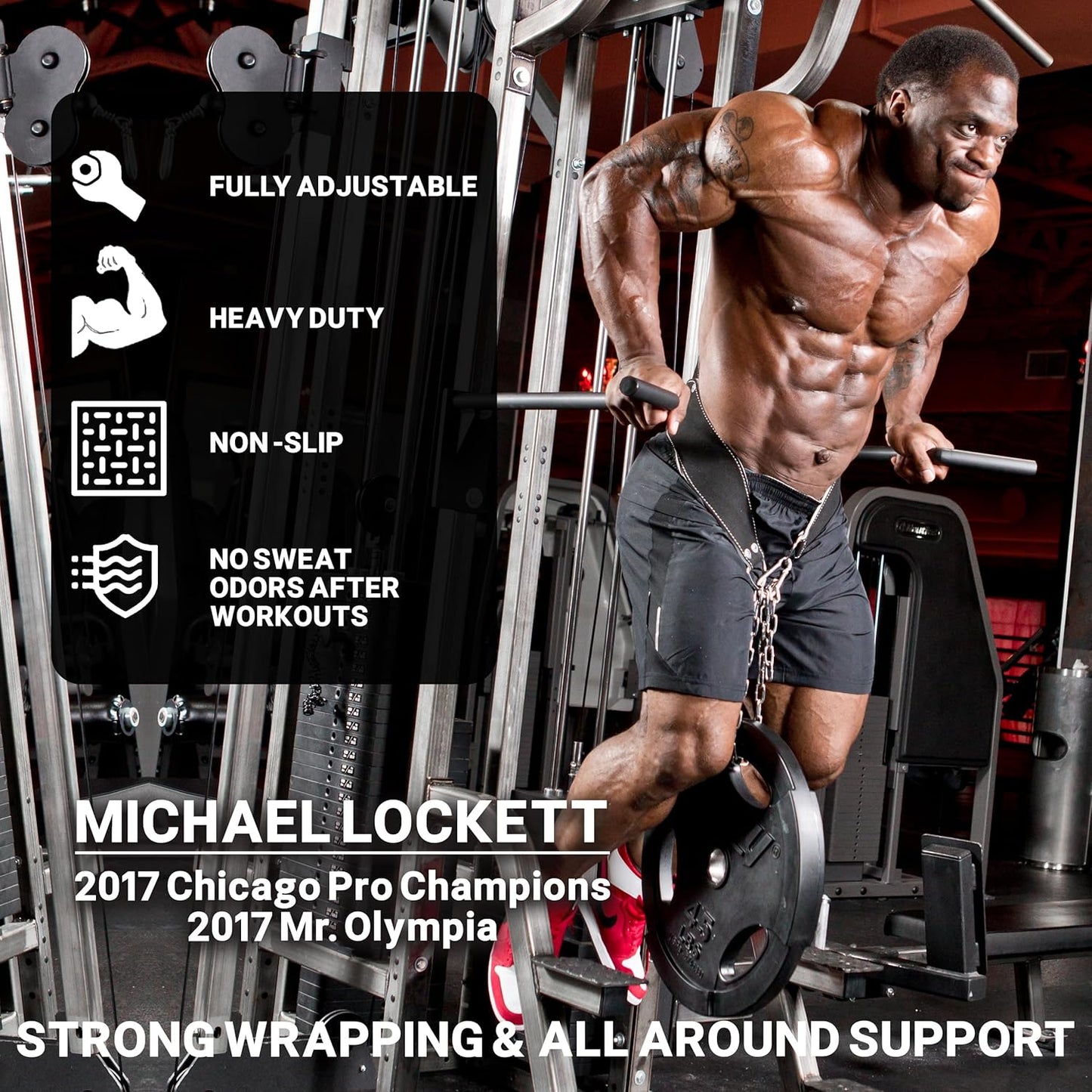 Schiek Sports Model L5008 Leather Dip Belt