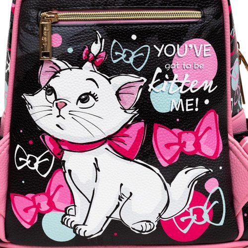 Wondapop Aristocats - Marie 11" Vegan Leather Fashion Mini Backpack