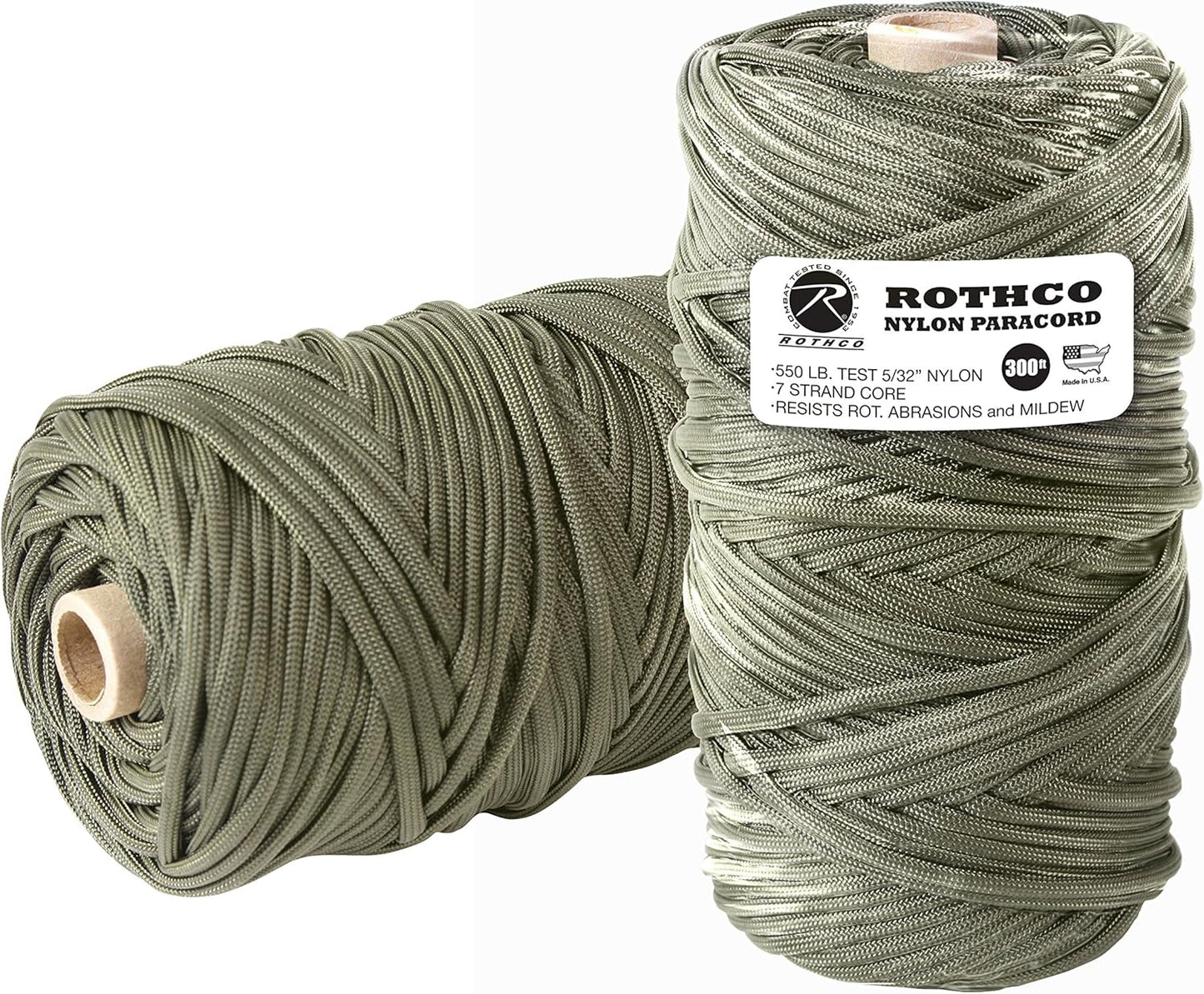 Rothco 328: Nylon Paracord 550Lb 300 Ft Tube