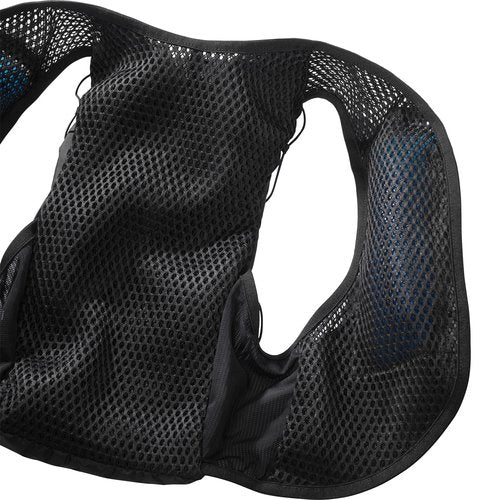 Salomon Unisex Active Skin 12, Hydration & Storage Vest with 500ml Flasks Included - Black / Metal - L