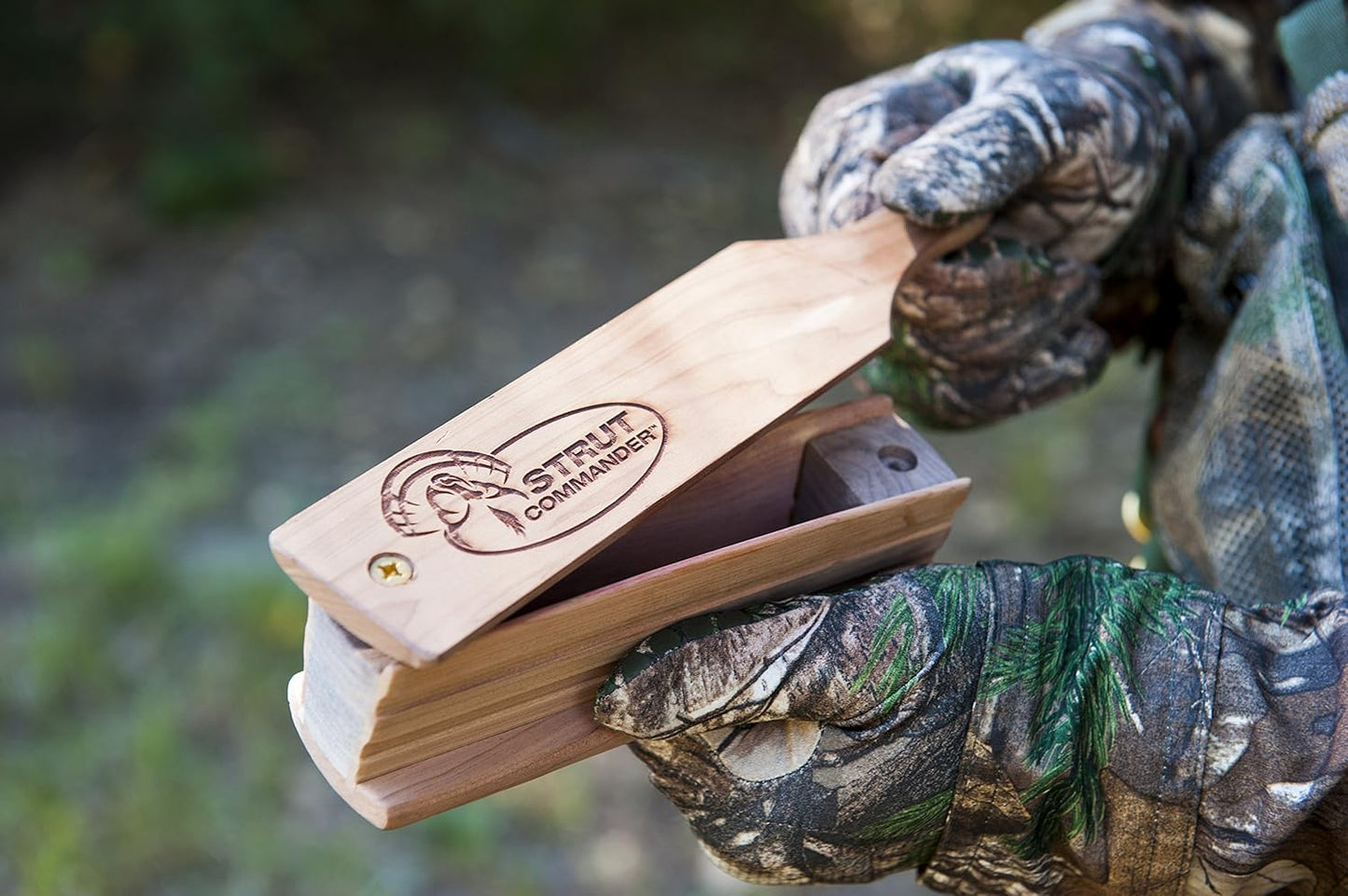 STRUT Commander Turkey Box Call for Hunting, Durable, Effective and Affordable - Hand Built and Dual-Sided for Realistic Turkey Calling