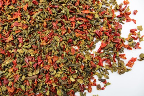 Red & Green BELL Peppers 8 Ounce Bulk Bag-Heat Sealed to Maintain Freshness-Crushed & Dried Spice Seasoning