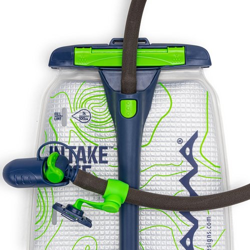 Mazama Intake ICE 3L Insulated Water Hydration Reservoir - Keeps Liquid Cold for up to 4 Hours - GYZR Bite Valve- Water Bladder for Hiking and Outdoor Adventures