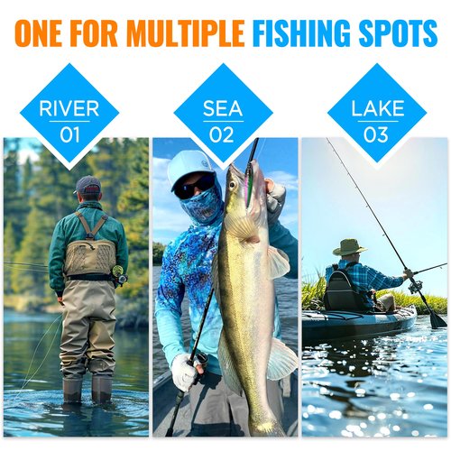 PLUSINNO Fishing Lures Tackle Box Gifts for Men, Bass, Trout Fishing Gear for Saltwater & Freshwater Including Topwater Lures, Hooks, Spinnerbaits