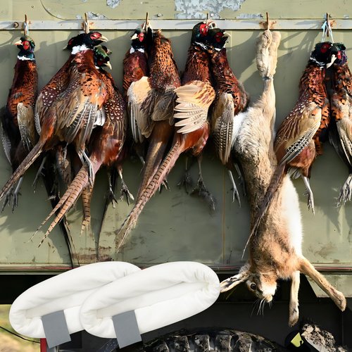 Maniaacer 4 Pack Elk Game Hunting Bags Hunting Meat Bags with Reflective Strip 48inch Breathable Rolled Heavy Duty Quarter Bag for Elk Caribou Moose Antelope Deer
