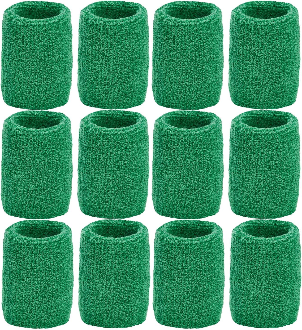 Unique Sports Wristbands / Sweatbands Pack of 12 (6 pair)