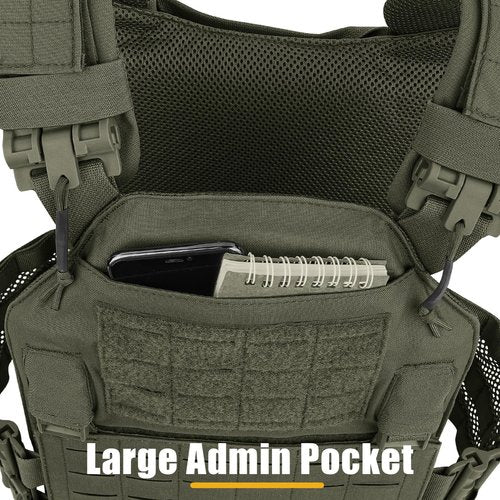 PETAC GEAR Laser-Cutting Vest for Men — Quick Release Modular Lightweight MOLLE Weighted Training Vests. …