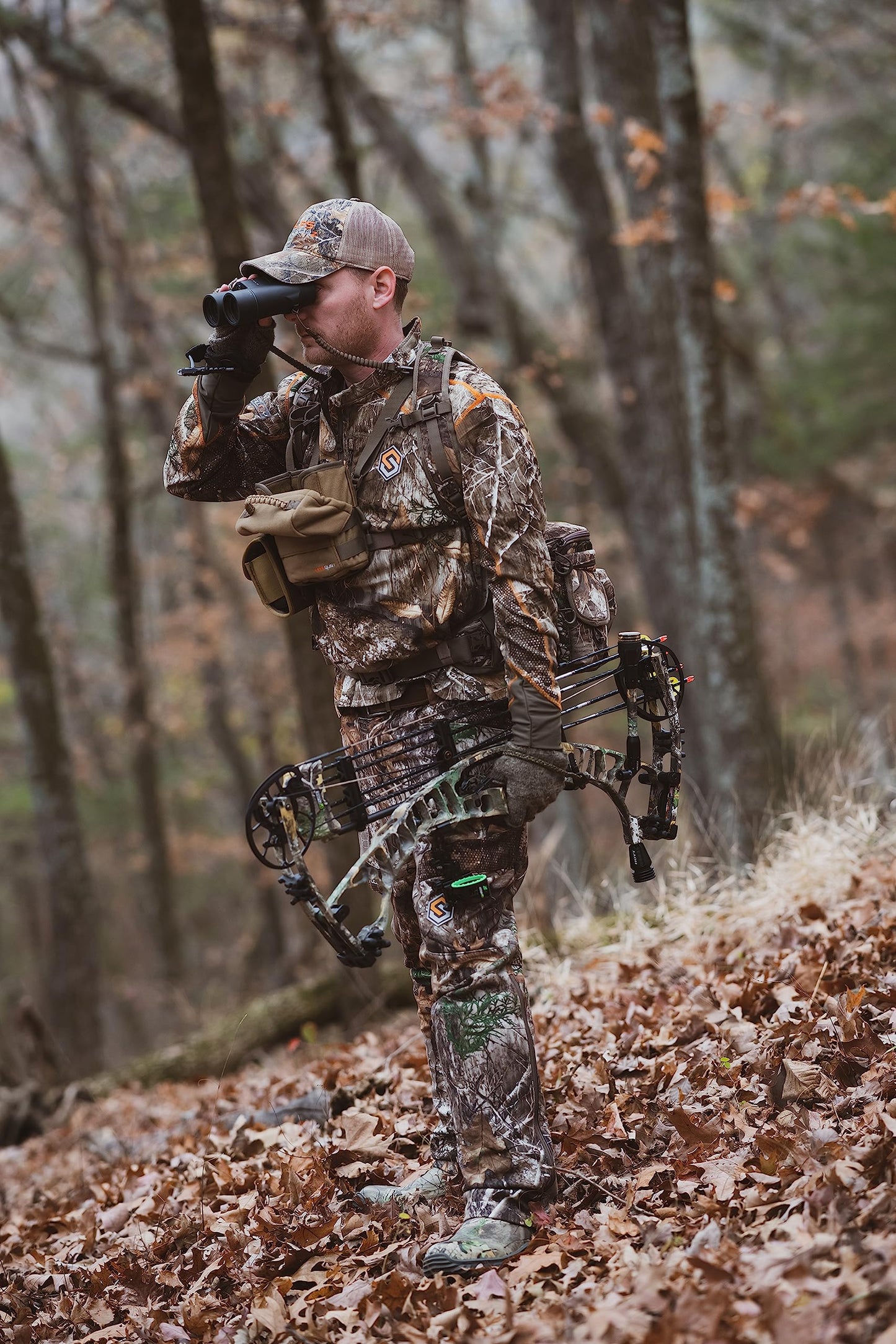 ALPS OutdoorZ Shield Bino Harness - Coyote Brown