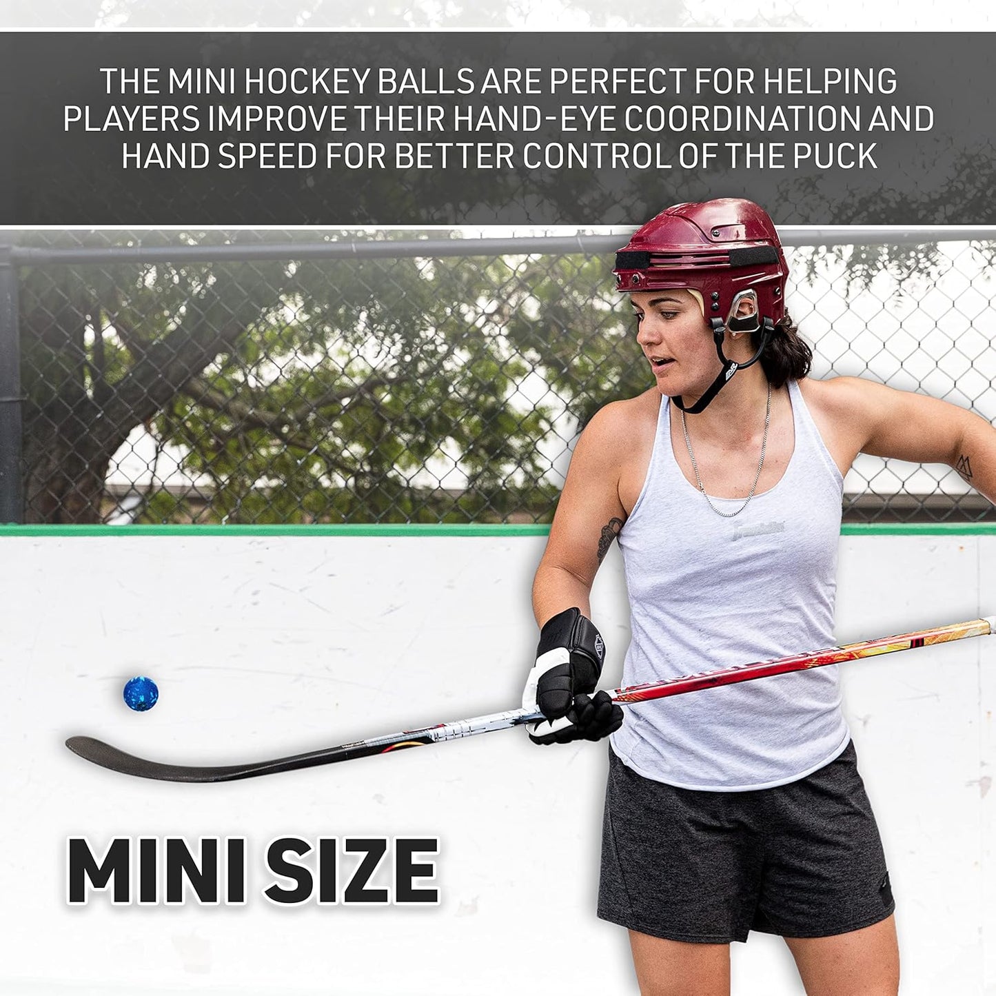 Official Size Franklin Sports NHL Street Hockey Balls | No Bounce | Assorted Colors
