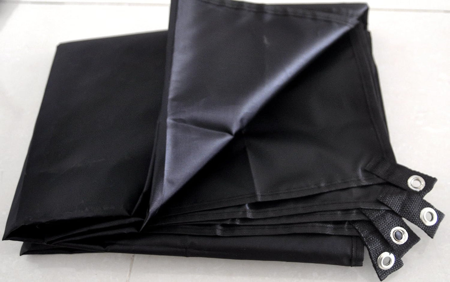 Waterproof Camping Tarp for Picnics, Tent Footprint, and Sunshade (Black-210x150CM)