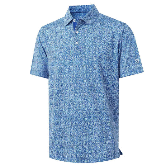 M MAELREG Golf Shirts for Men Dry Fit Print Patterns Performance Moisture Wicking Mens Polo Shirts Short Sleeve