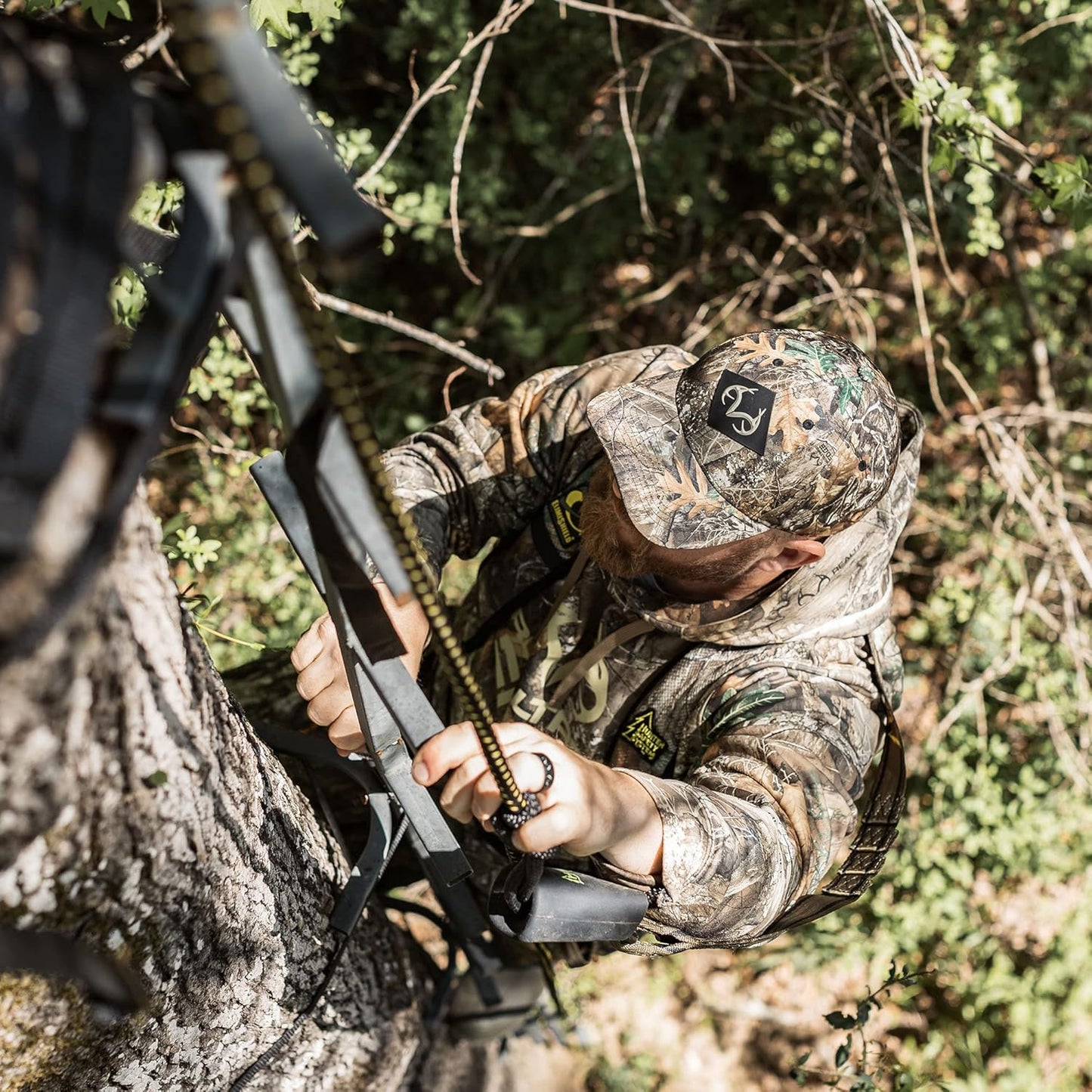 Hunter Safety System Reflective Lifeline for Tree-Stand Hunting Safety Harness