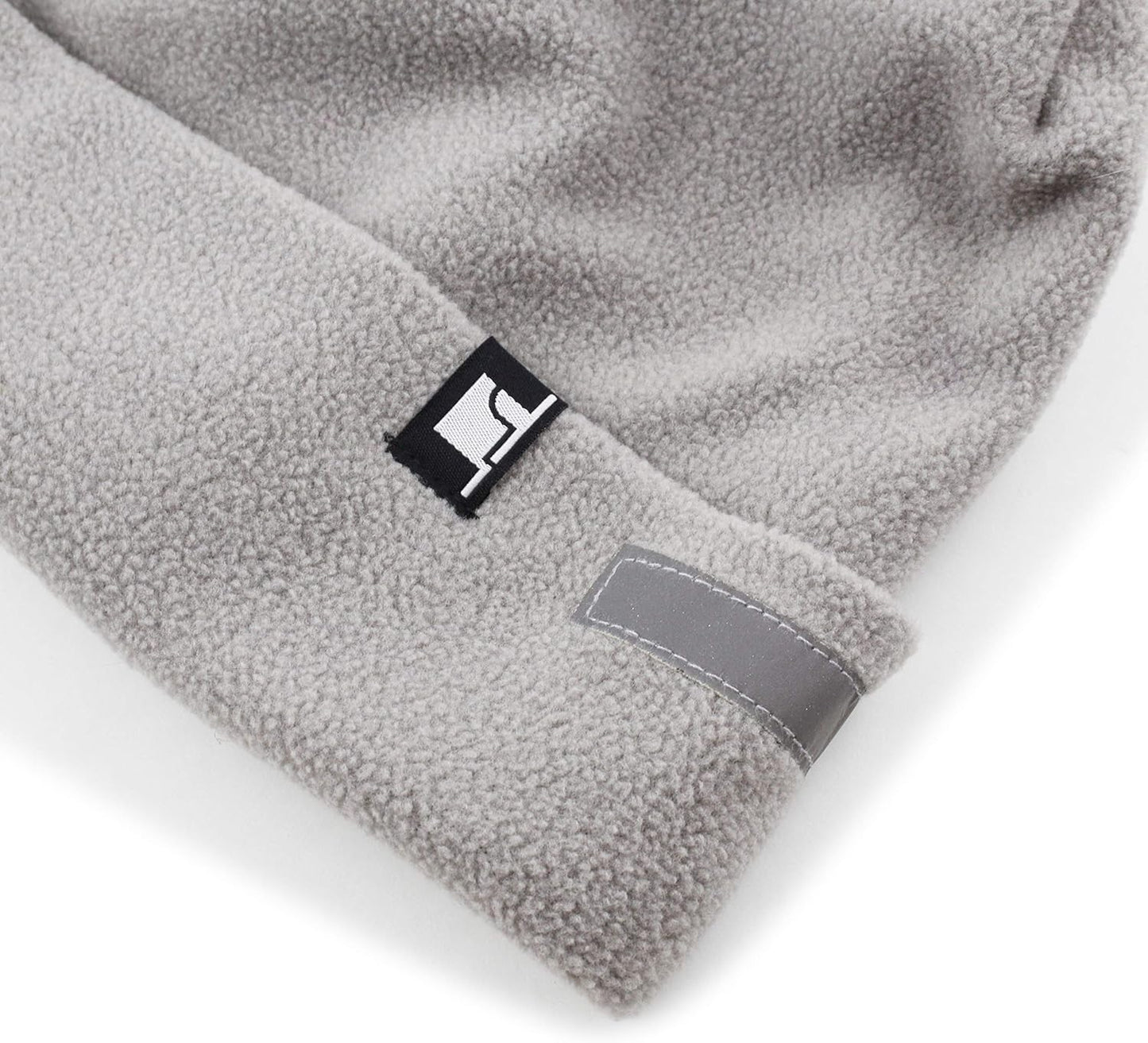 The Hat Depot Fleece Winter Functional Beanie Hat Cold Weather-Reflective Safety for Everyone Performance Stretch