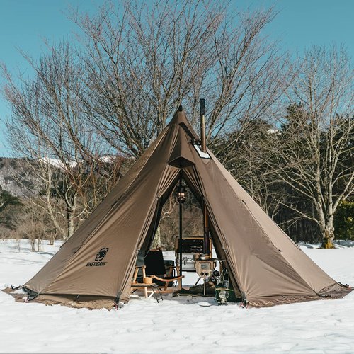 OneTigris Rock Fortress Hot Tent and Whale Song Tent Stove Combo