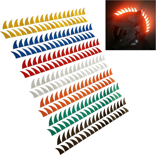 customTAYLOR33 Engineering Grade Reflective Warhawk/Mohawk Decals (Rubber Warhawk & Helmet not Included) Many Colors (Black)