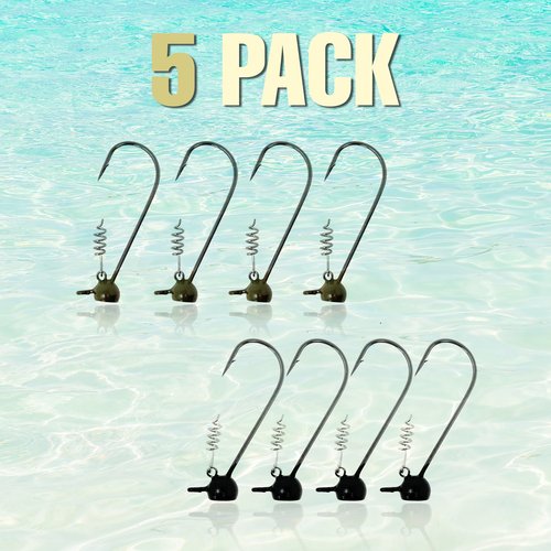 Reaction Tackle Stand Up Shaky Head Green Pumpkin 3/8
