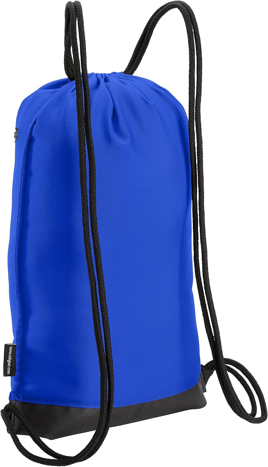 Skog Å Kust GymSak | Patented 2-in-1 Drawstring Cinch Bag with Removable Waterproof Dry Bag | Red