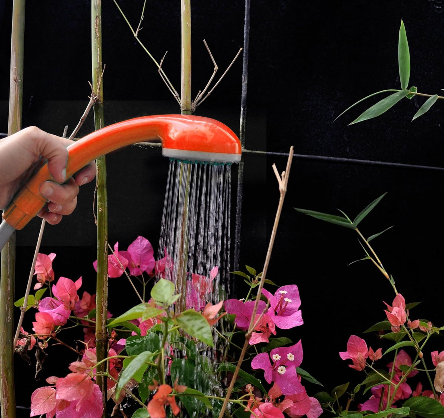 Portable Outdoor Shower - Battery-Powered Handheld Camping Showerhead for Easy Water Pumping