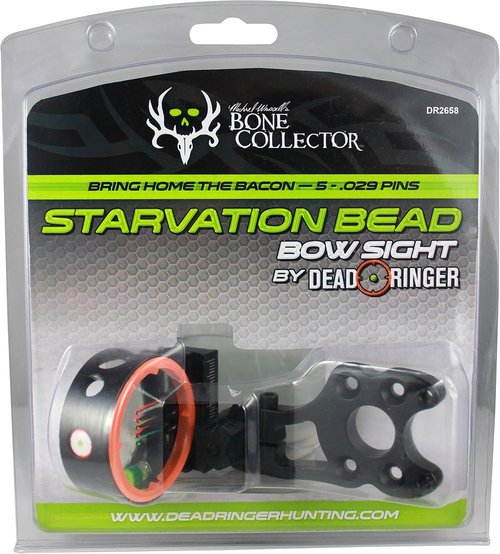 Dead Ringer 4-5 Pen Bow Sight | Aluminum Frame Sight with Light and Glow in The Dark Top Pen