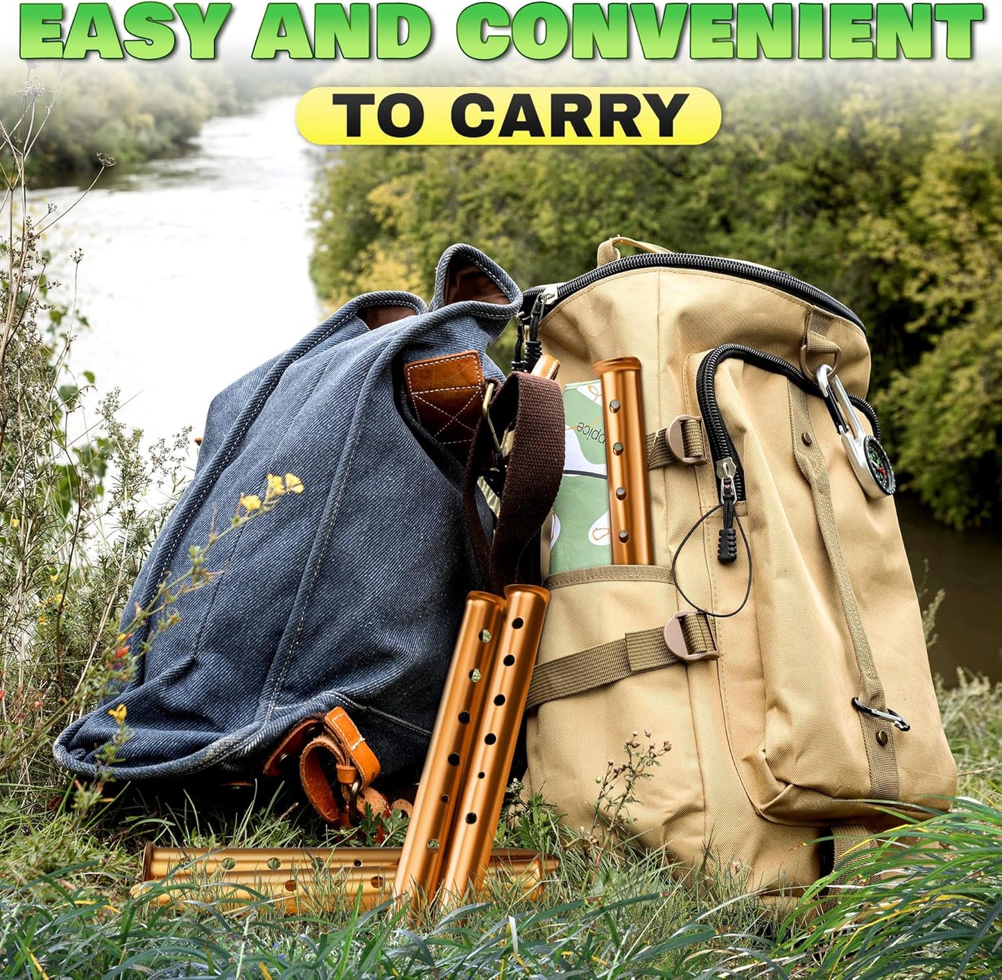 6 Pack Sand Stakes for Beach - 12.6" Lightweight Aluminum Tent Stakes for Sand, Snow & Soft Ground, Vibrant Color and Wind-Resistant, Durable and Easy to Install, Rust Resistant U-Shaped Anchors