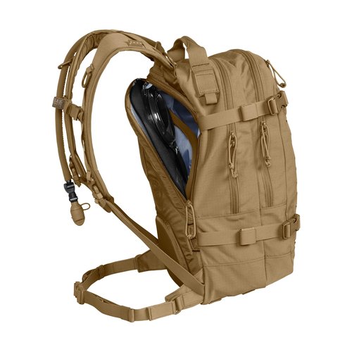 CamelBak H.A.W.G. Tactical Hydration Backpack with 100oz/3L Mil Spec Crux Reservoir Bladder - MOLLE, Coyote