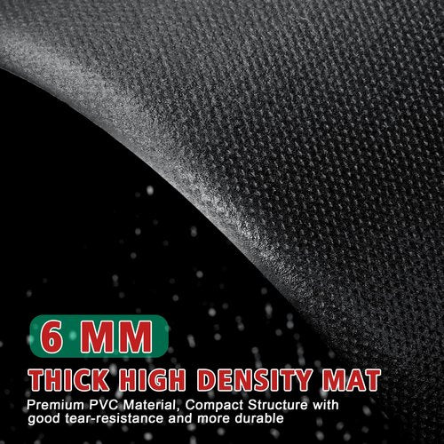 Peloton Bike Mat | 6mm Thickness, 36" x 72" Exercise Bike Mat/Treadmill Mat for Hardwood Floors or Carpet, Non-Slip Sweat-Proof Exercise Equipment Mat for Bike Trainer/Stationary Spin Bike
