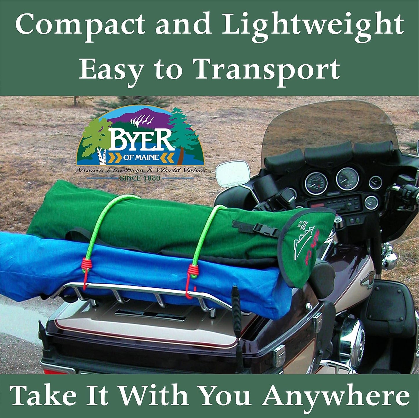BYER OF MAINE TriLite Cot, Camping cots for Adults, Portable cot, Single