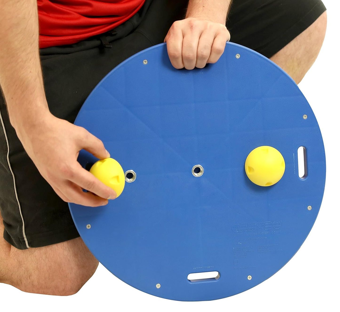 CanDo Balance Board 14x18 Inch, 2.5 Inch Height, Blue