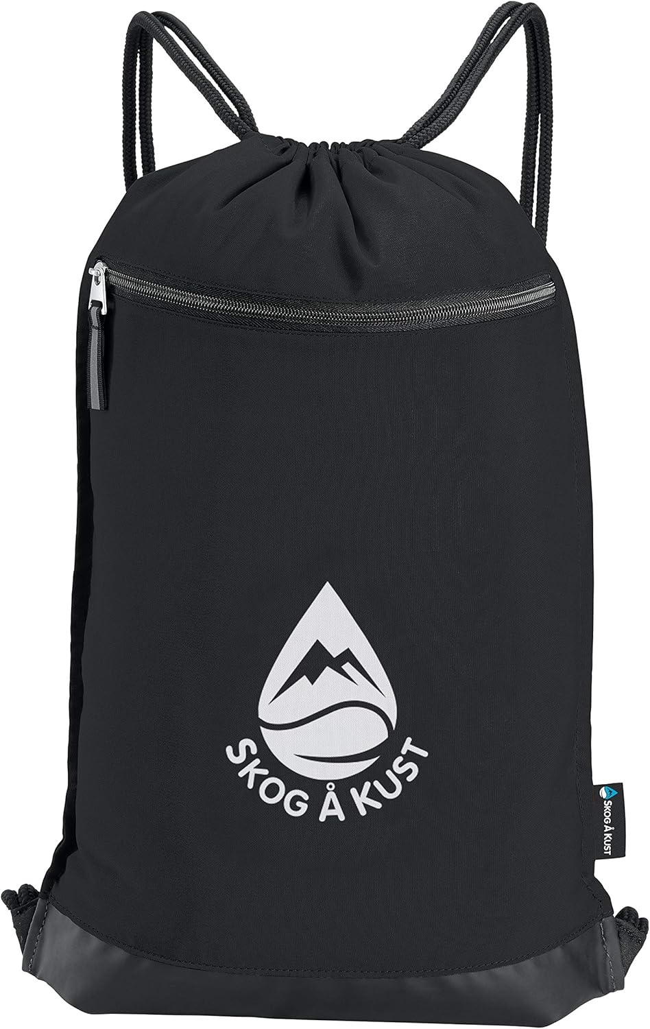 Skog Å Kust GymSak | Patented 2-in-1 Drawstring Cinch Bag with Removable Waterproof Dry Bag | Red