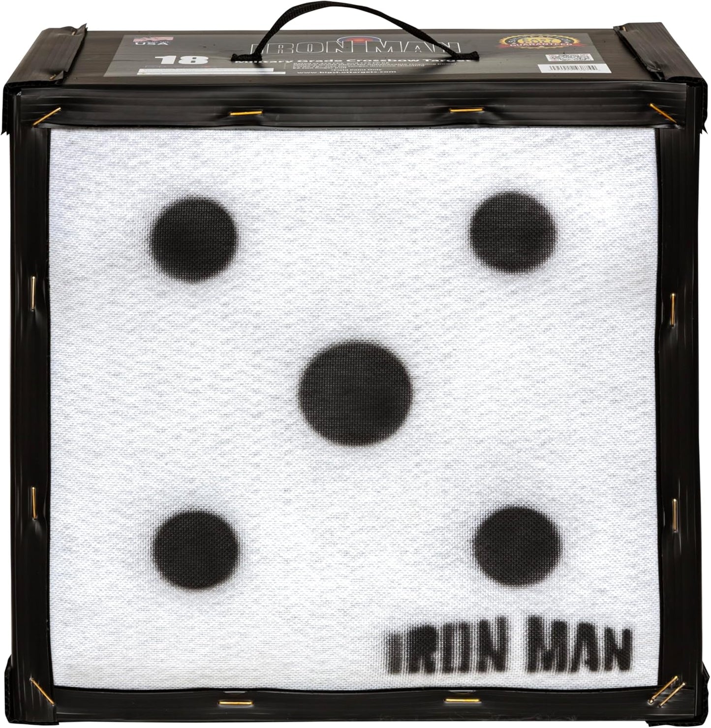 BIGshot Iron Man 18" High Compression Archery Field Point Target - Backyard, Camp and Discharge for Crossbows, Compounds, Traditional Bows and Airbows.