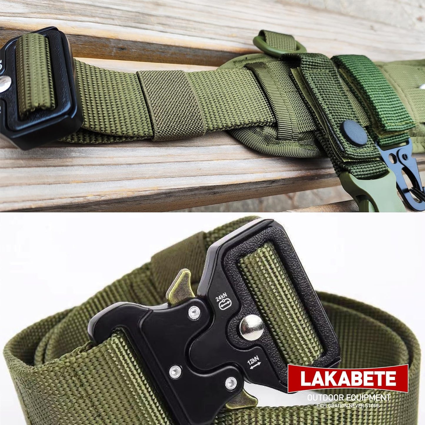 Tactical Molle Battle Belt | Outdoor Hunting Belt with Pouches | Durable Design