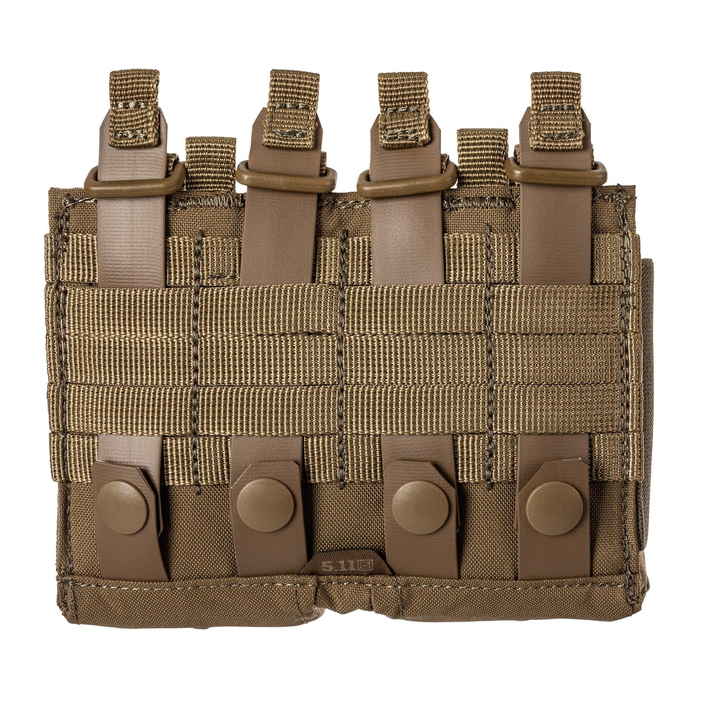 5.11 Tactical Flex Double AR Mag Pouch 2.0 - Versatile Flex-HT Mounting Holster, Concealed Retention, Waterproof Straps, Kangaroo, 1 SZ, Style 56754ABR