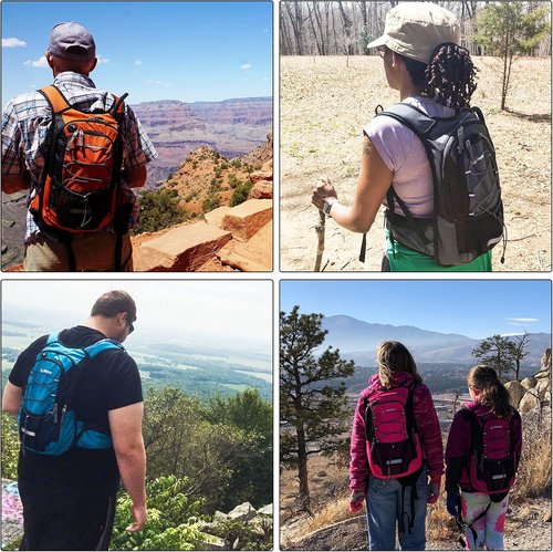 Hydration Pack Hiking Water Backpack - Miracol Insulated Water Bag with 2L Bladder
