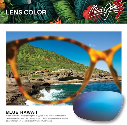 Maui Jim Men's and Women's Castles Polarized Aviator Sunglasses