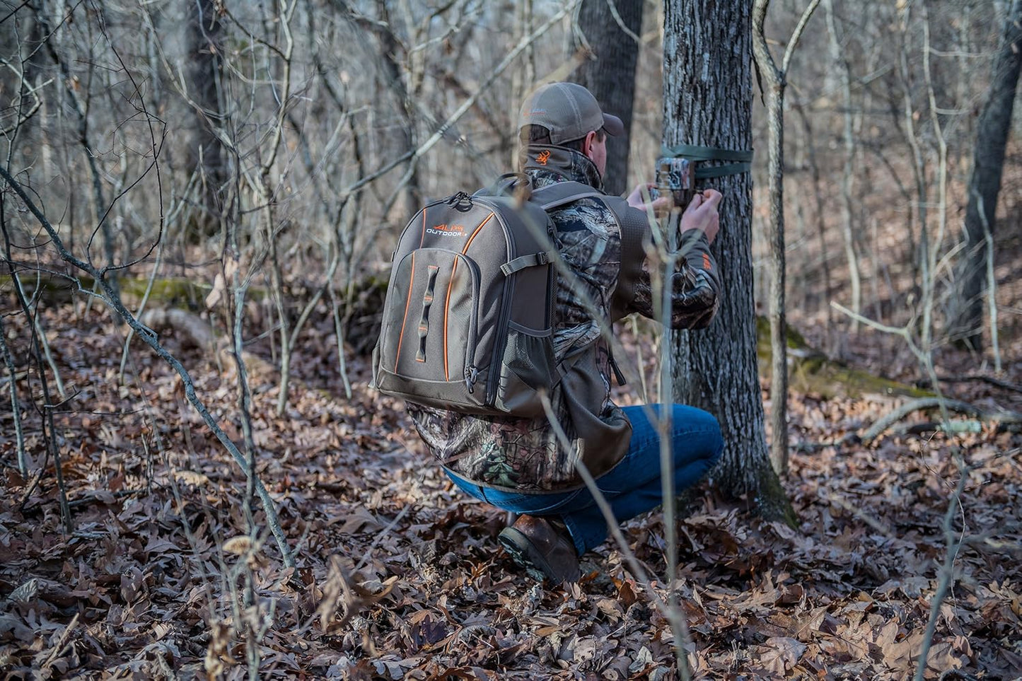 ALPS OutdoorZ Motive Trail Camera Backpack, Protective Compartments for Game Cameras and Other Gear/Game Camera Bag/Padded, Long-Lasting & easy to carry