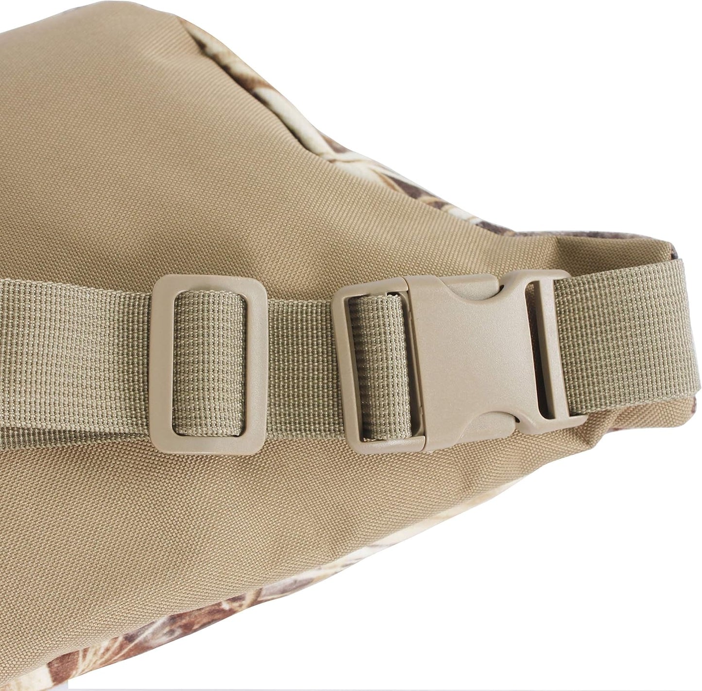 AUSCAMOTEK Hunting Camouflage Fanny Pack for Men - Waterproof Waist Bag for Hunters - Woodland Camo