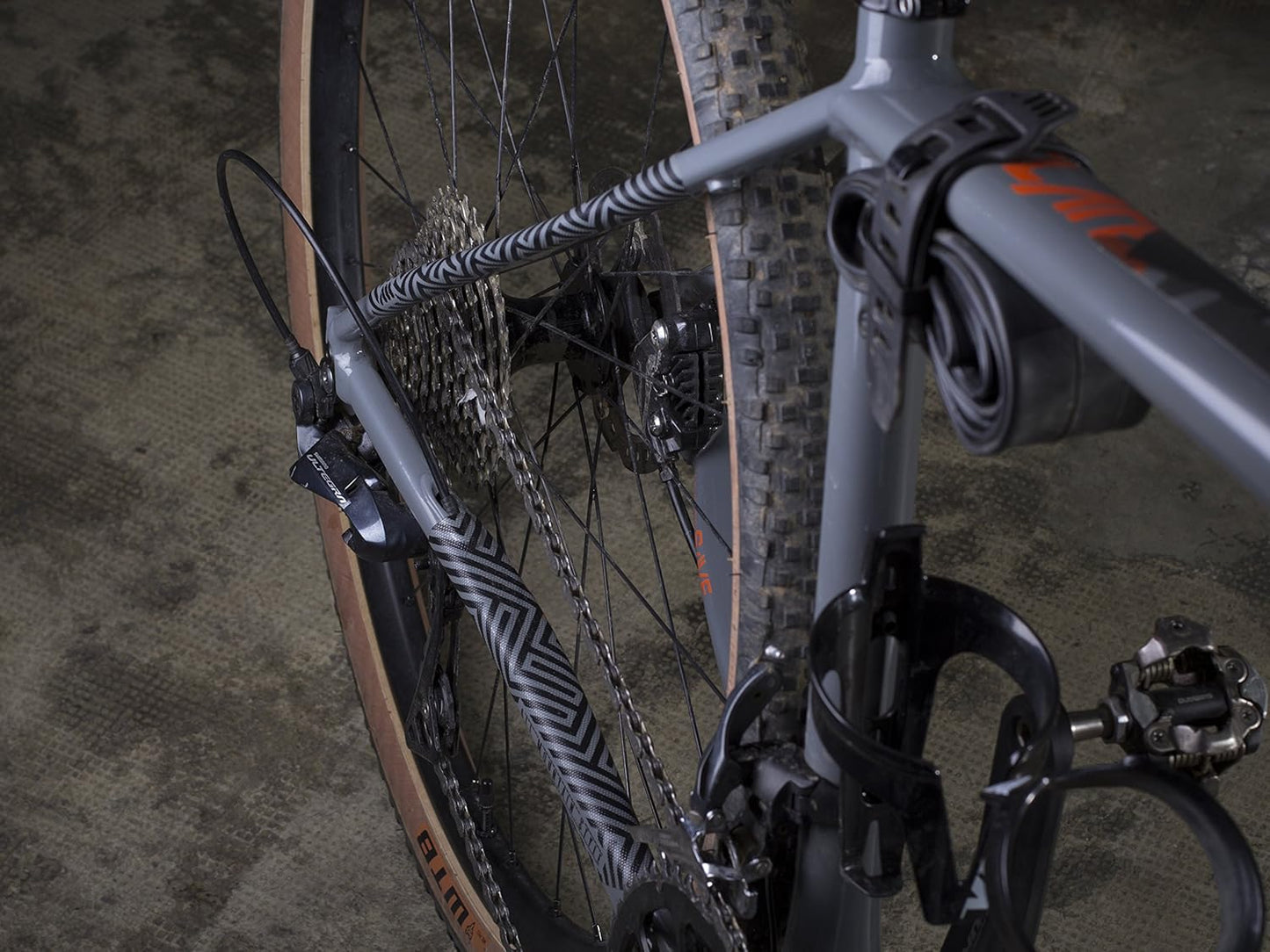 All Mountain Style AMS High Impact Chain Guard – Protect chain and seat stays of XC, Gravel, Cross and Road bikes from impacts, scratches and chain rubbing