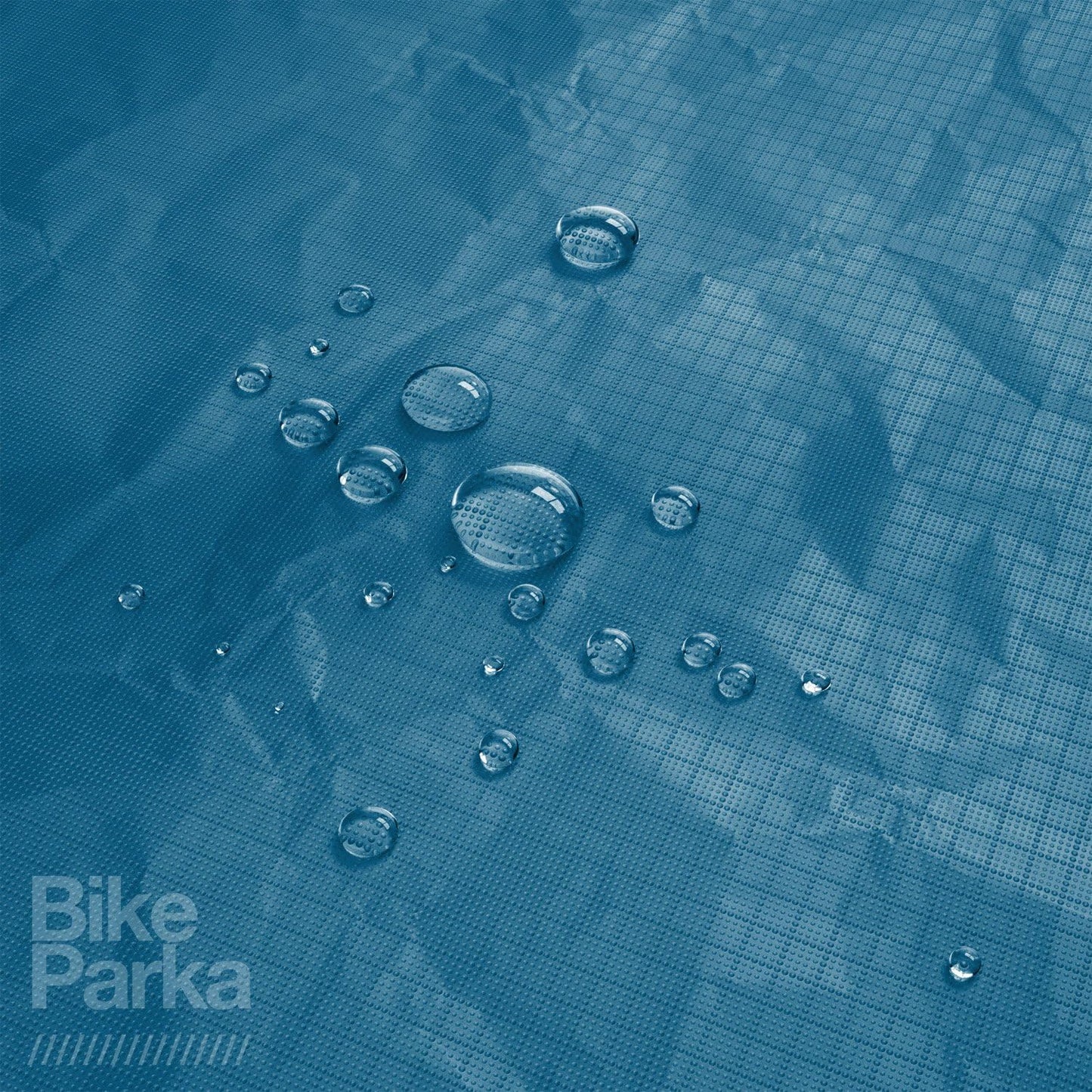 Stash Bike Cover - Lightweight, Waterproof & Durable Protection from Rain & Snow - Adjustable for Any Bike for Indoor/Outdoor Use, Stuff Sac Included (Ciel Blue)