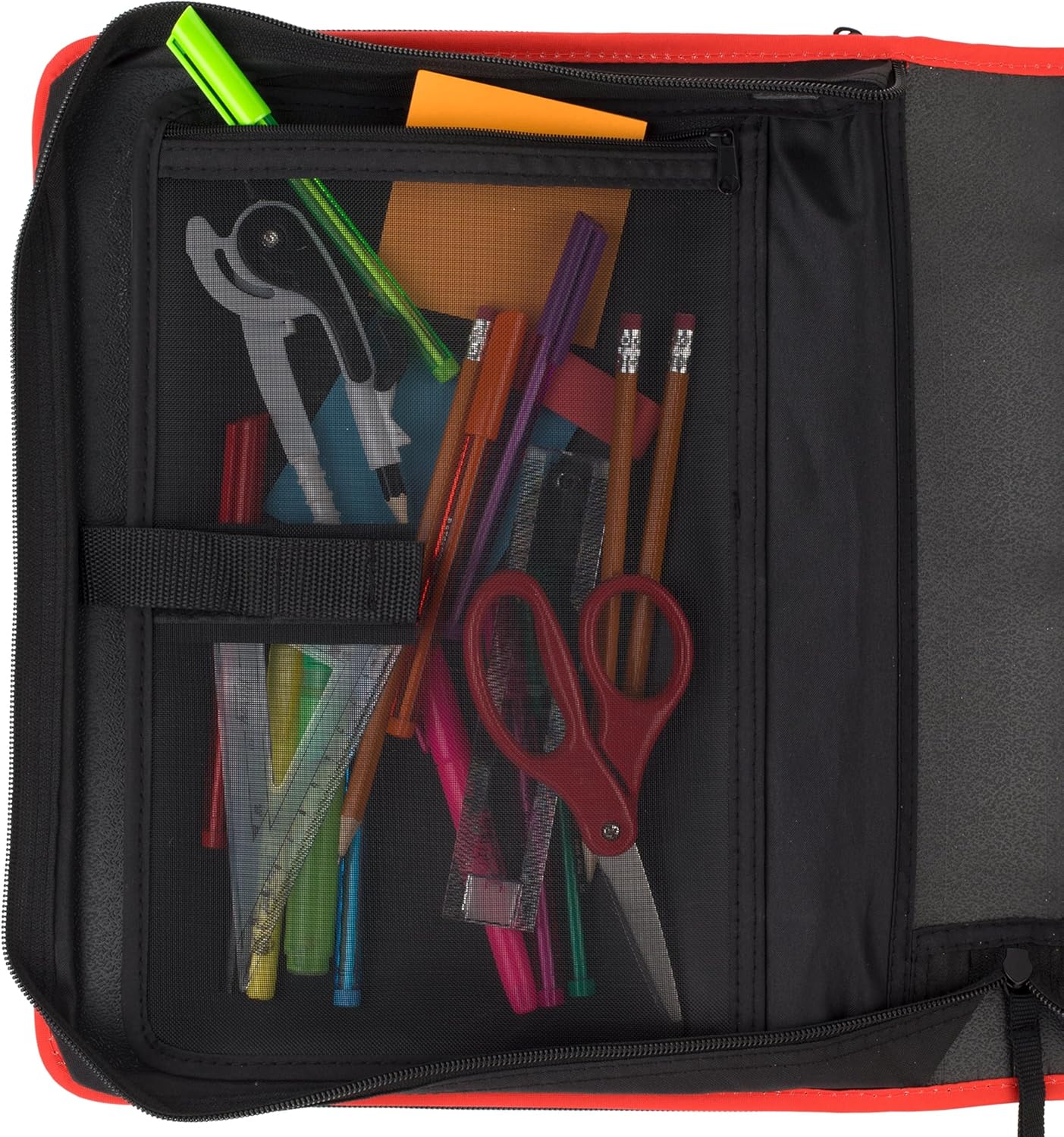 Five Star Zipper Binder, 2 Inch 3-Ring Binder with Round Rings, 5-Tab Expanding File, 380 Sheet Capacity, Cobalt Blue (72534)