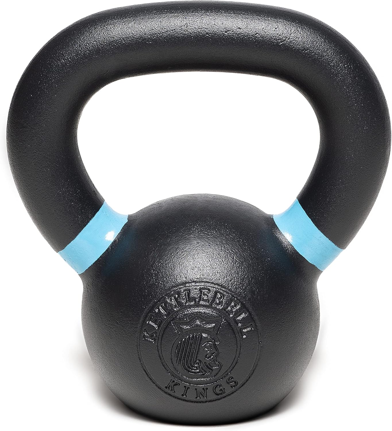 Kettlebell Kings Powder Coated Kettlebell Weights 5-90 LB | Workout Gym Equipment & Strength training sets for Women & Men | Durable Coating for Grip Strength, Rust Prevention