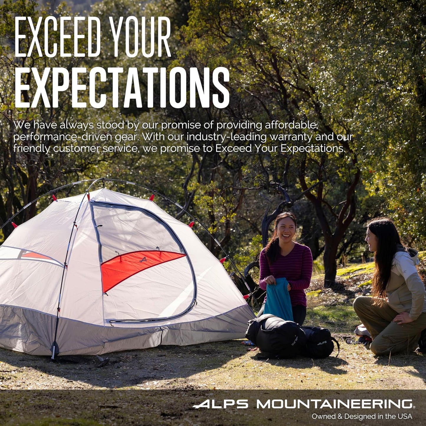 ALPS Mountaineering Tent Footprint, Multiple Sizes, 1500mm Waterproofing, Webbing Loop Attachments