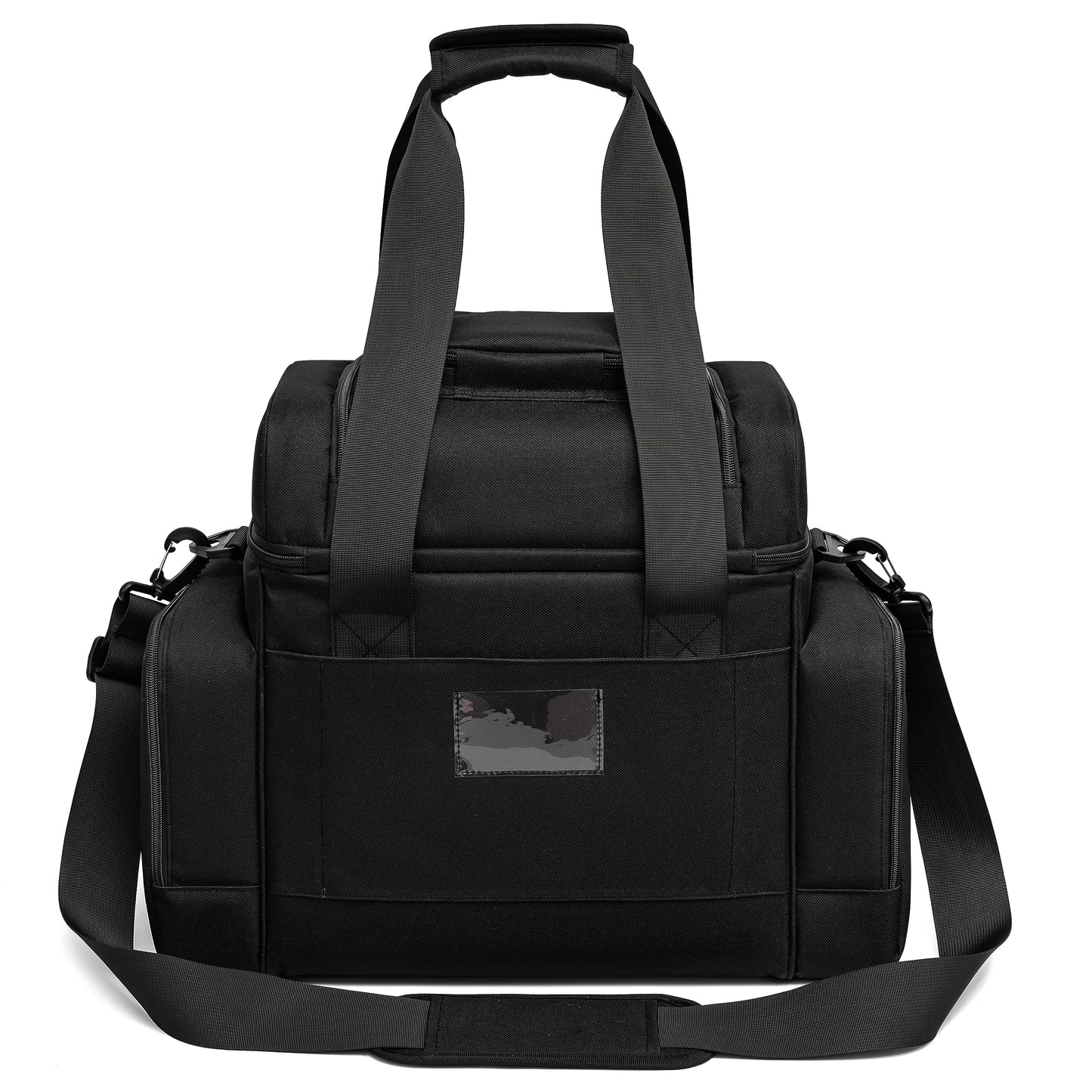 Extra Large Cooler Bag (15x12.5x9 in) with Leakproof Hard Liner. Two Insulated Compartment, Heavy Duty Fabric, Thick Insulation, Reinforced Stiches, Multiple Pockets, Durable Zipper.