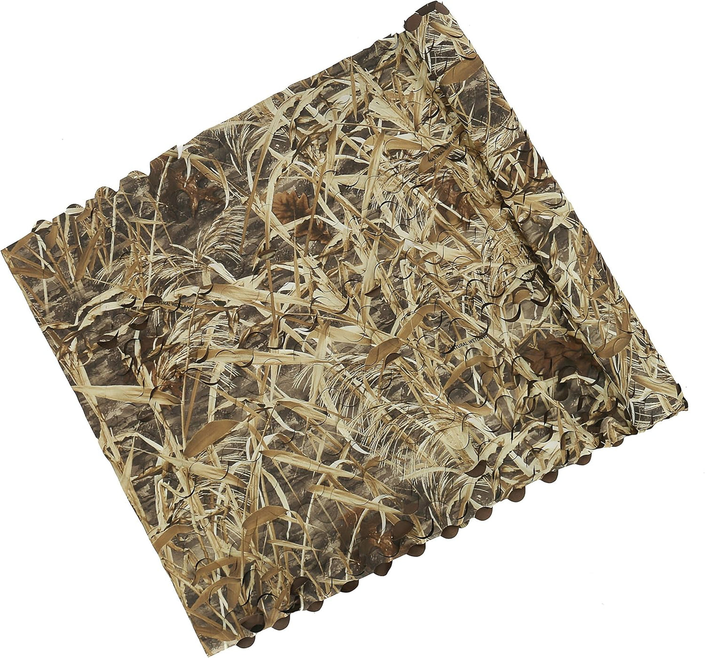 AUSCAMOTEK 300D Durable Camo Netting for Duck Hunting Blinds Brown 5ft×10ft/5ft×13ft/5ft×20ft