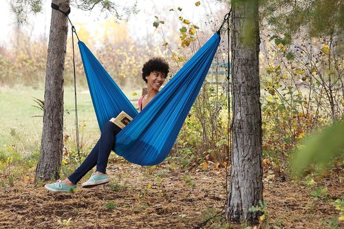 Coghlan's Single Parachute Hammock, Blue