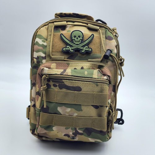 Calico Jack Skull Pirate Jolly Roger PVC Tactical Patch Compatible with Velcro Patches for Backpacks (Black and White Glow Dark)