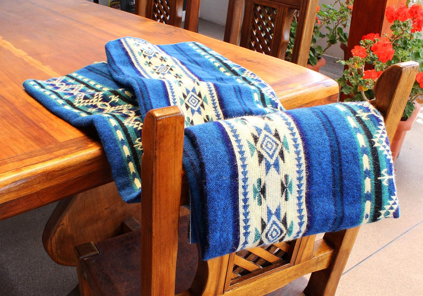 Inca Aztec Throw, Queen, King Blanket | Southwest Indian Navajo Boho Style | Native Cover for Camping, Bedding, Couch, Vanlife | Faux Alpaca, Lightweight, Hypoallergenic (Obsidian Black, Throw)