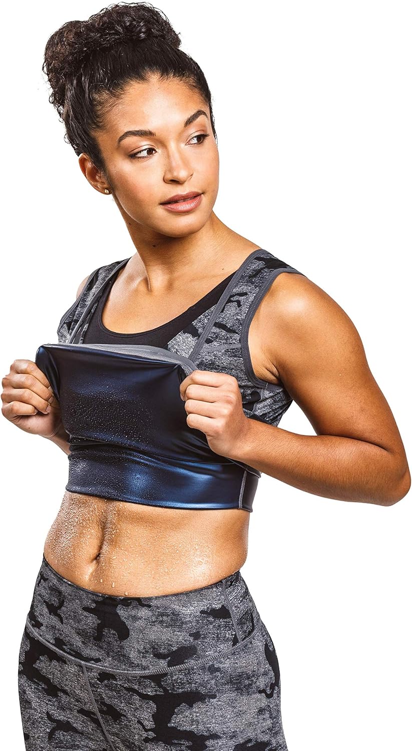 Sweat Shaper Premium Sauna Tank Top For Women, Slimming Sauna Shirt For Women, Sweat Vest for Workouts