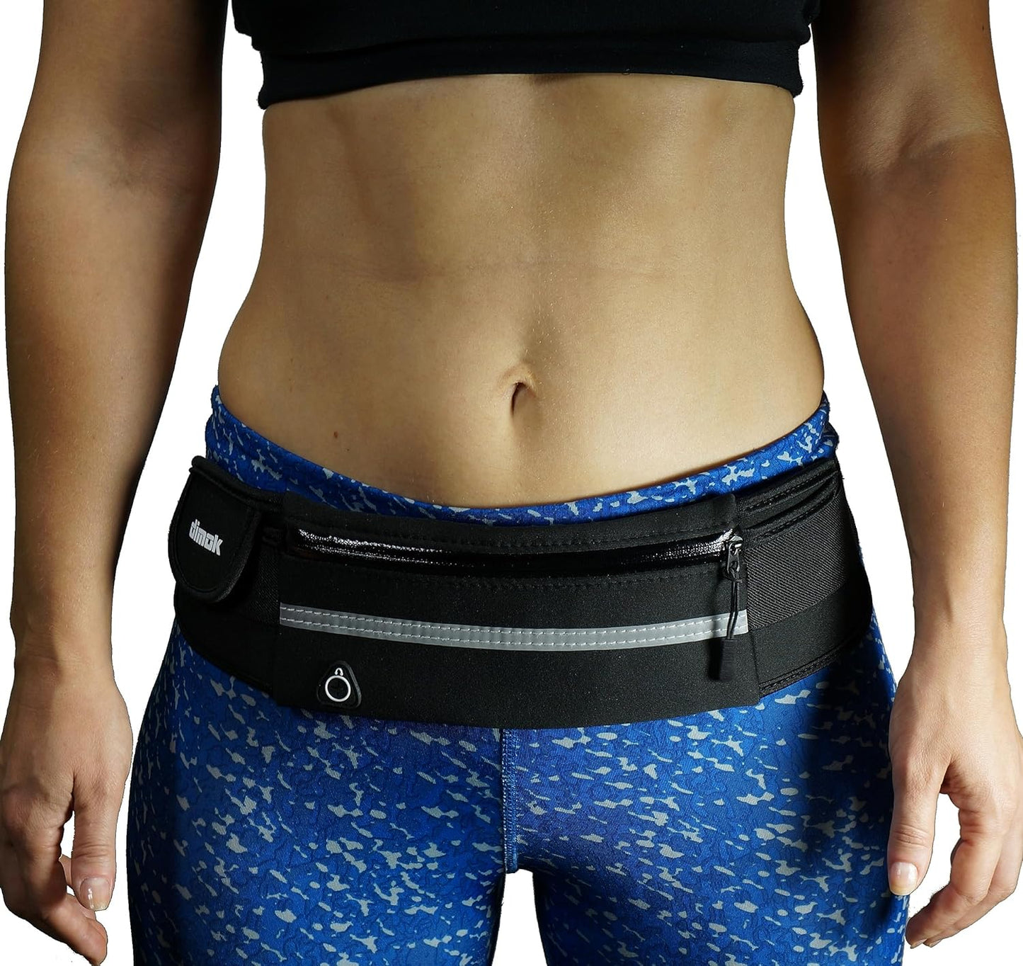 Running Belt Waist Pack - Water Resistant Runners Belt Fanny Pack for Hiking Fitness – Adjustable Running Pouch for Phones iPhone Android