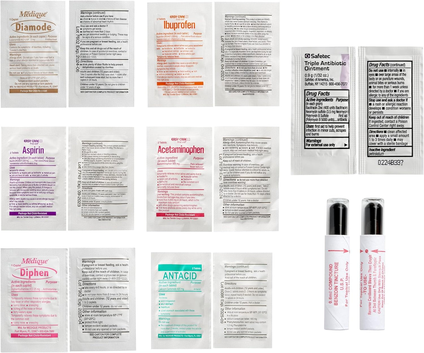 Adventure Medical Kits Mountain Series Medical Kit - Backpacker - Emergency Medical First Aid Kit - For 2 People for 4 Days - Comes with a Trauma Pad, Medicine, Guide Book & More